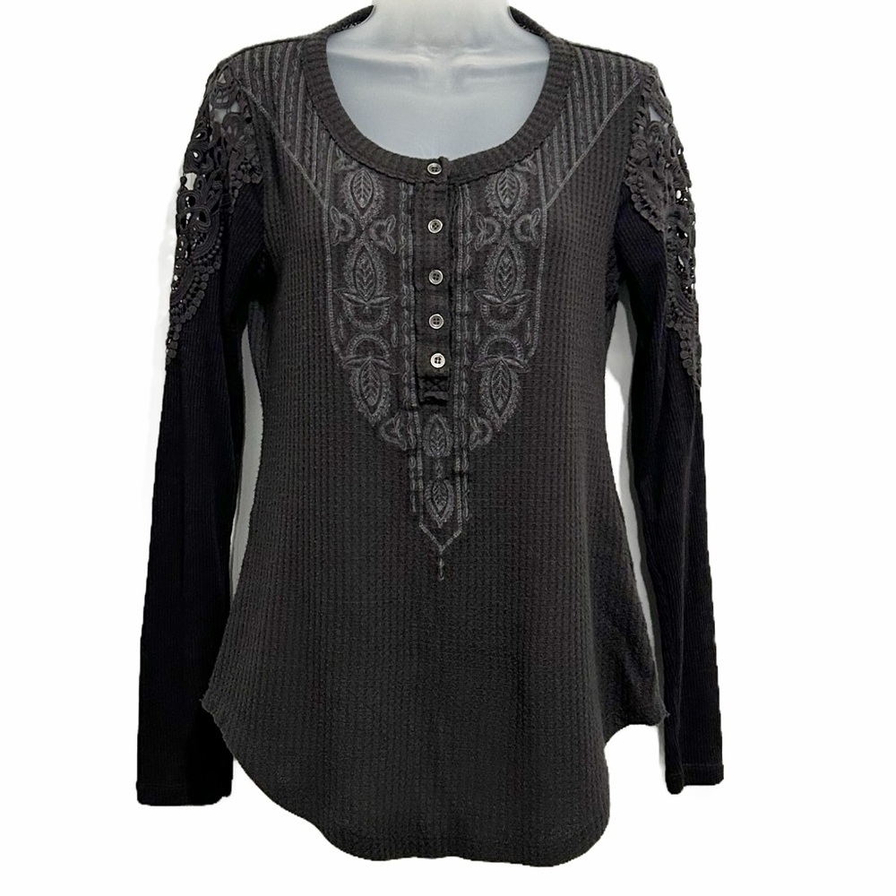 Jolt jersey knit gray top. Size M.